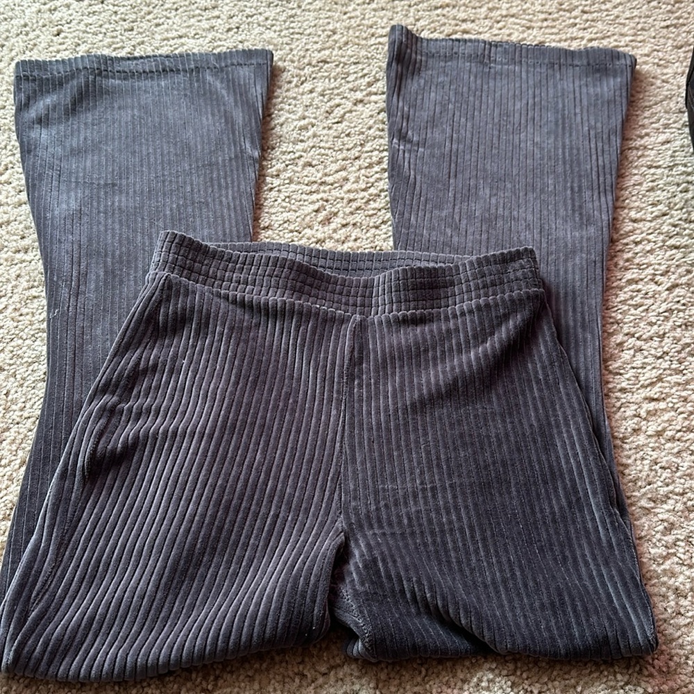 Aerie Ribbed Velour Pants-Small Short